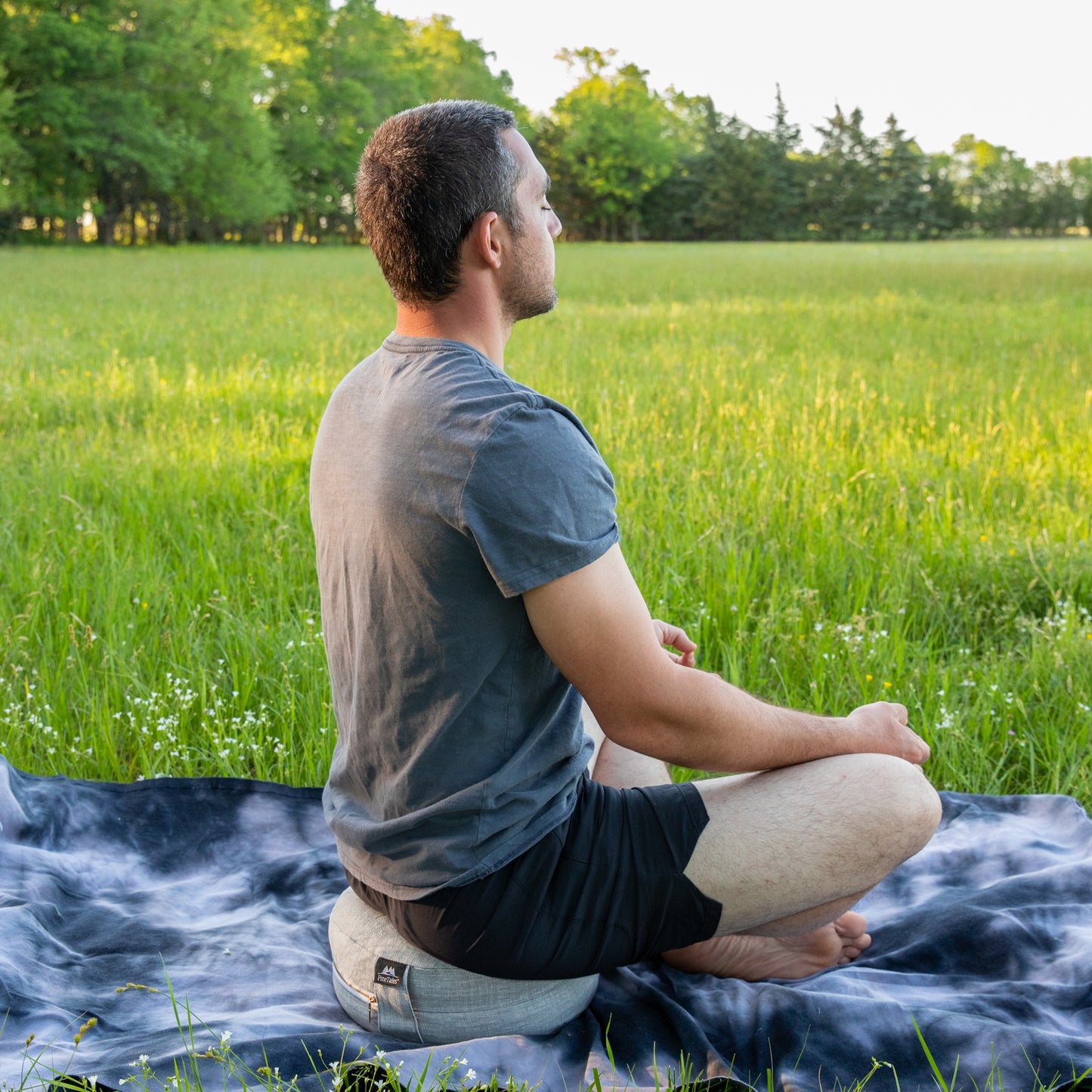 Meditation Pillow - PineTales - Gray