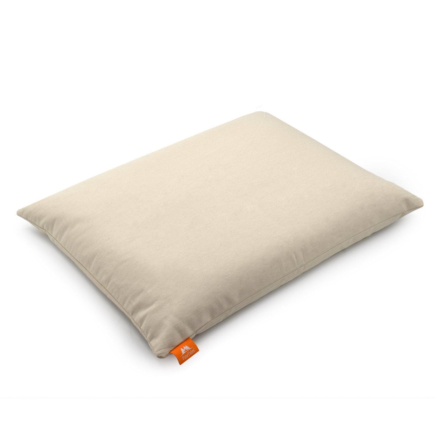 270 degree view of the classic Sobakawa buckwheat pillow model showcasing its ergonomic profile and natural buckwheat hull filling