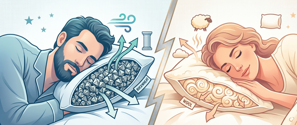 Buckwheat Pillows vs Wool Pillows: A Real-World Comparison of Support, Cooling, and Longevity