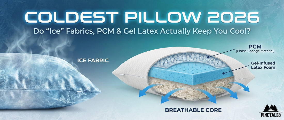 Cooling Pillows: Do “Ice” Fabrics, PCM & Gel Latex Actually Keep You Cool?