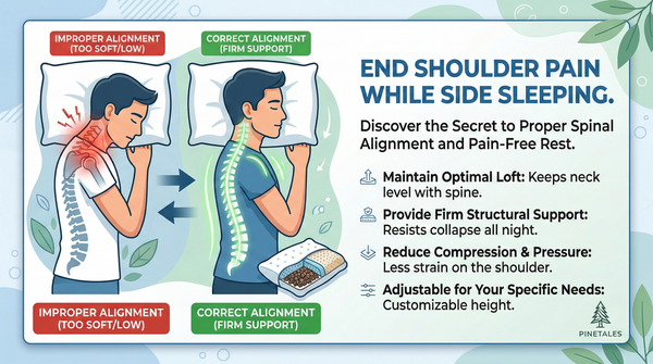 Pillow for Shoulder Pain Side Sleepers
