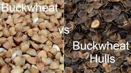 Buckwheat vs. Buckwheat Hulls - PineTales® Buckwheat Pillows