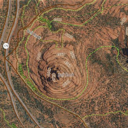 Bell Rock TopoGraphic Map Explainer
