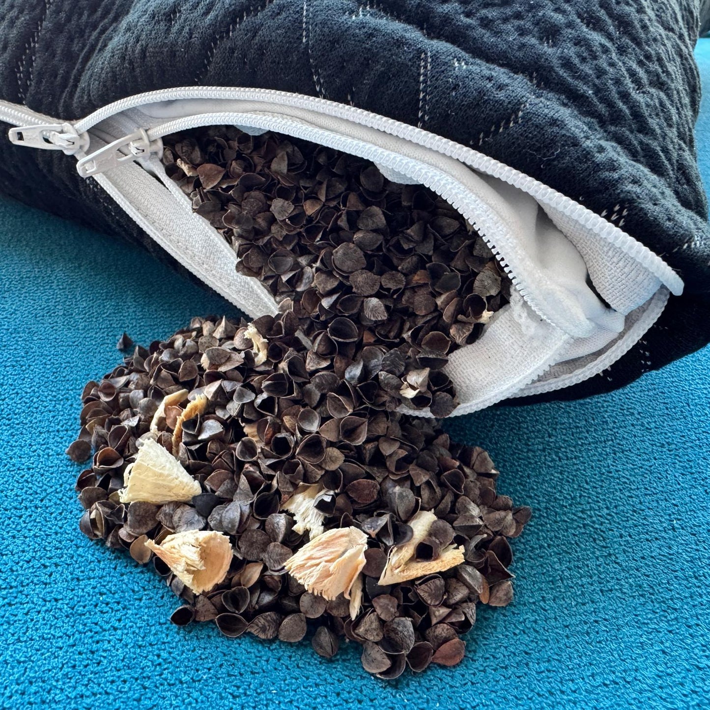 Aromatherapy Buckwheat Hull Blend Fill Closeup