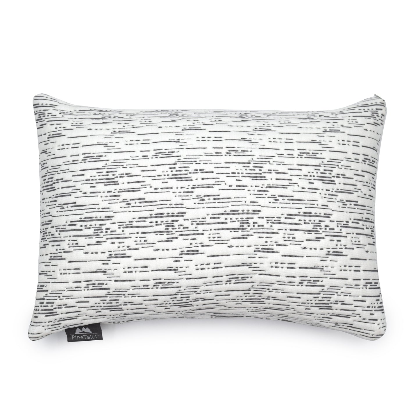 Platinum Buckwheat Pillow with Super Thick Bamboo Cover Top View
