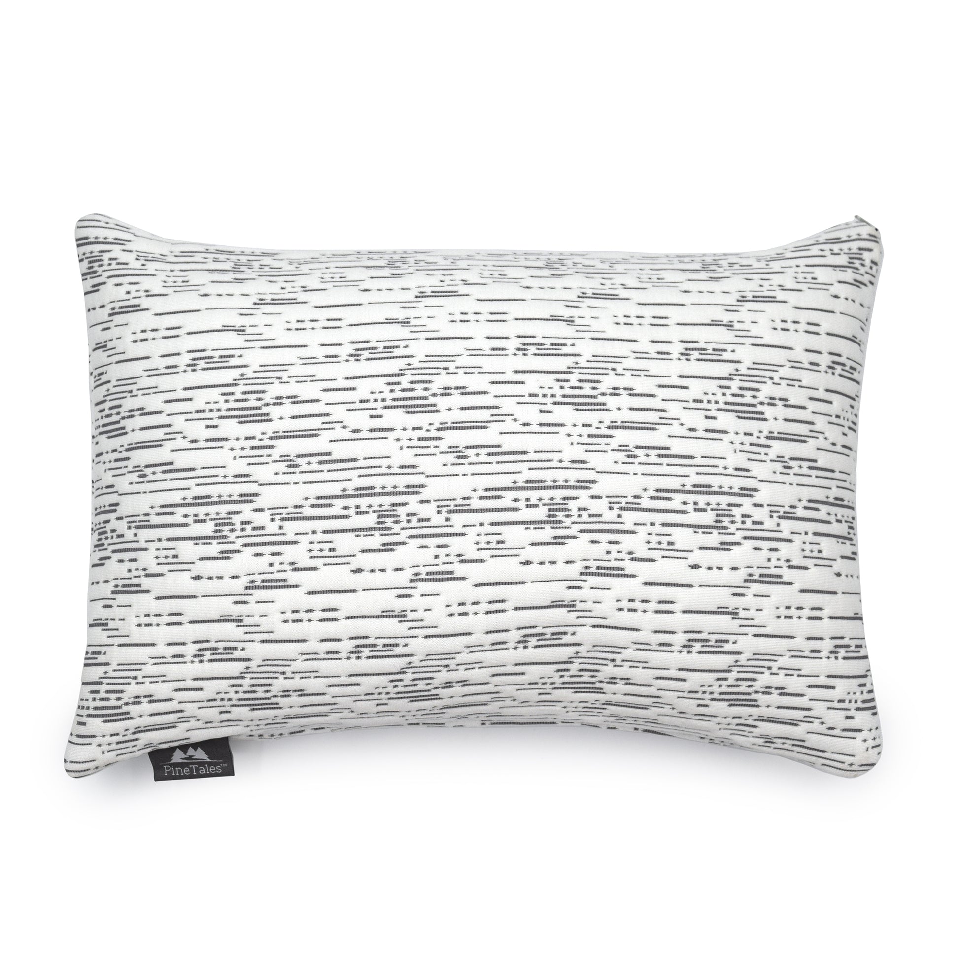 Platinum Buckwheat Pillow with Super Thick Bamboo Cover Top View