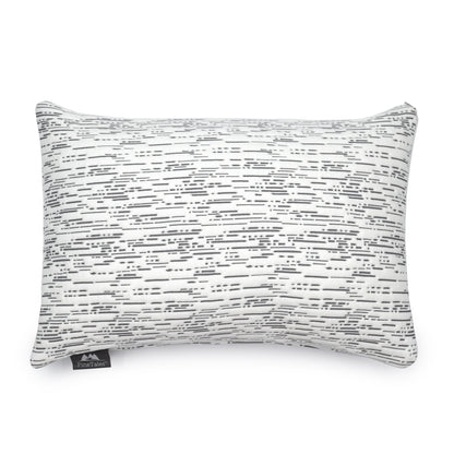 Platinum Buckwheat Pillow with Super Thick Bamboo Cover Top View