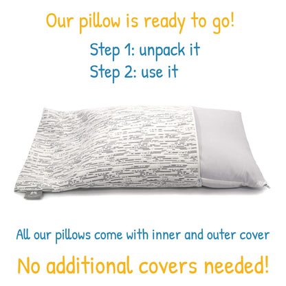Millet Pillow Travel Size Matrix Design