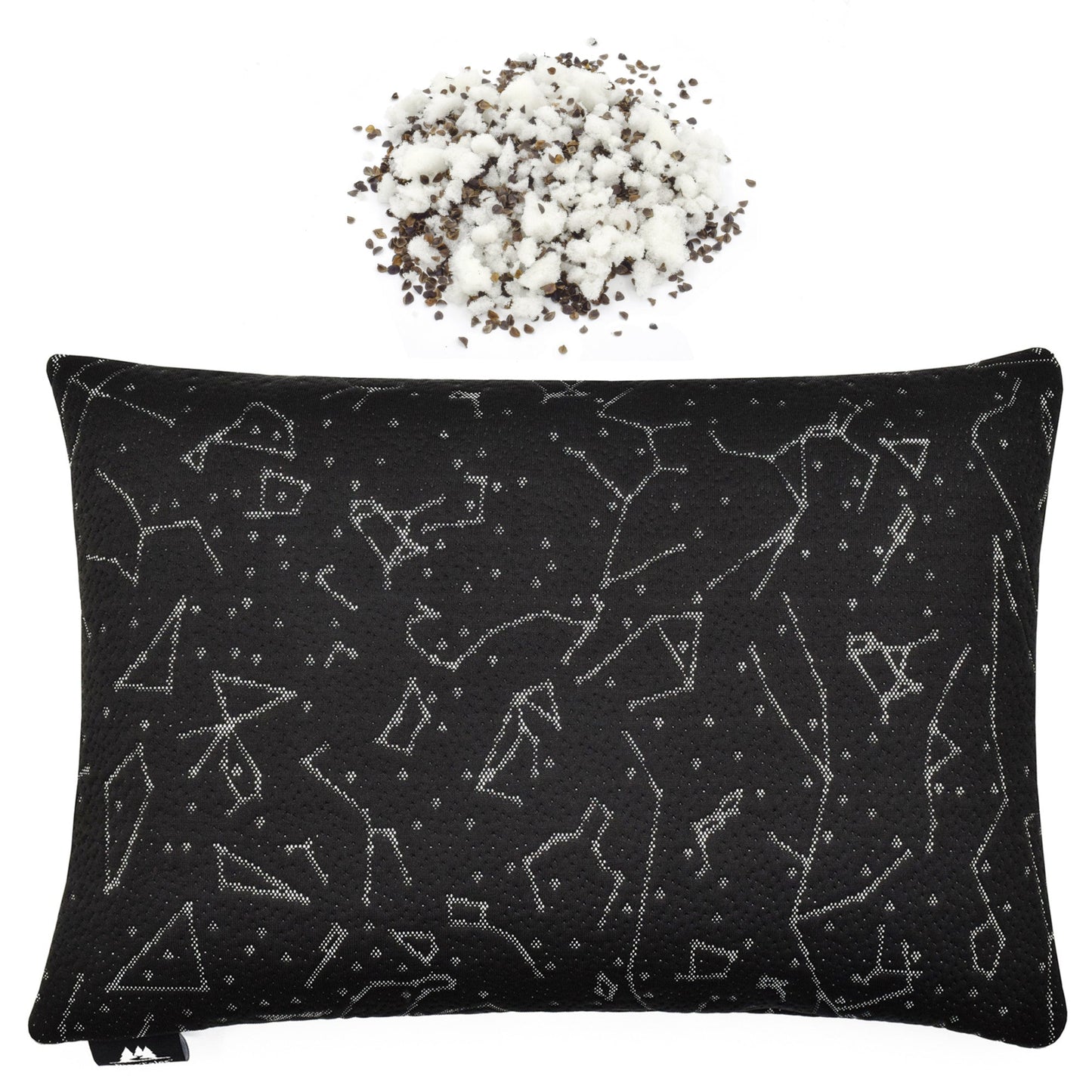 Buckwheat Pillow – Hybrid Edition with Memory Foam and Buckwheat Hulls Core