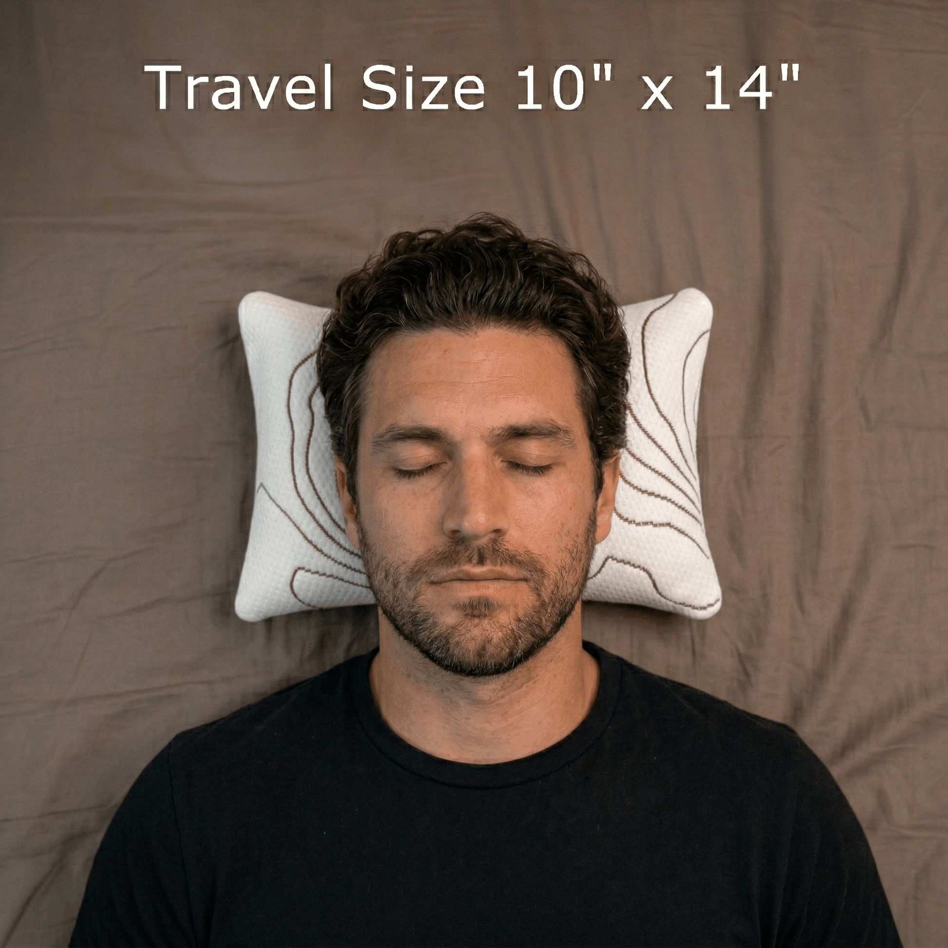 Back Sleeper using the Bell Rock Vortex Pillow