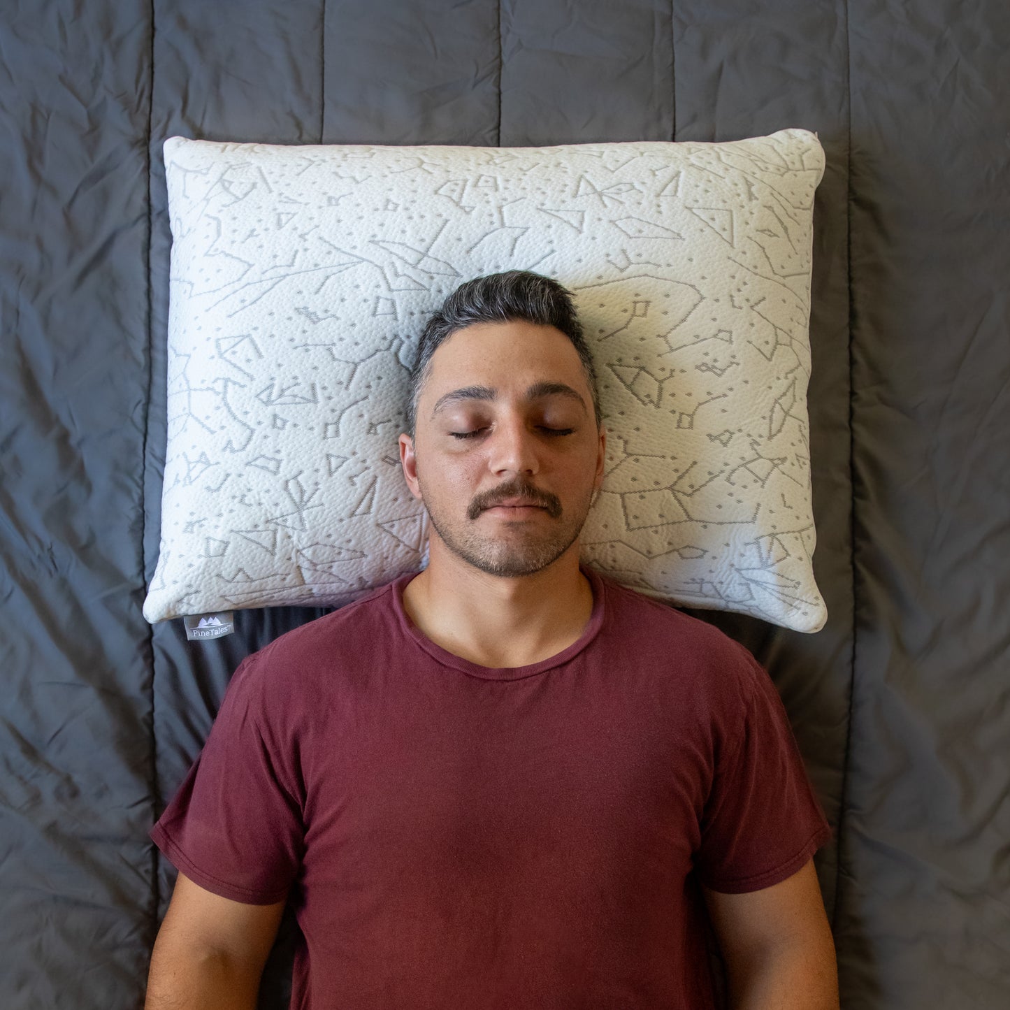 Buckwheat Pillow - Platinum Edition with Dual Side Bamboo & Cooling Cover - Back Sleeper on Standard Size 20x26 inches