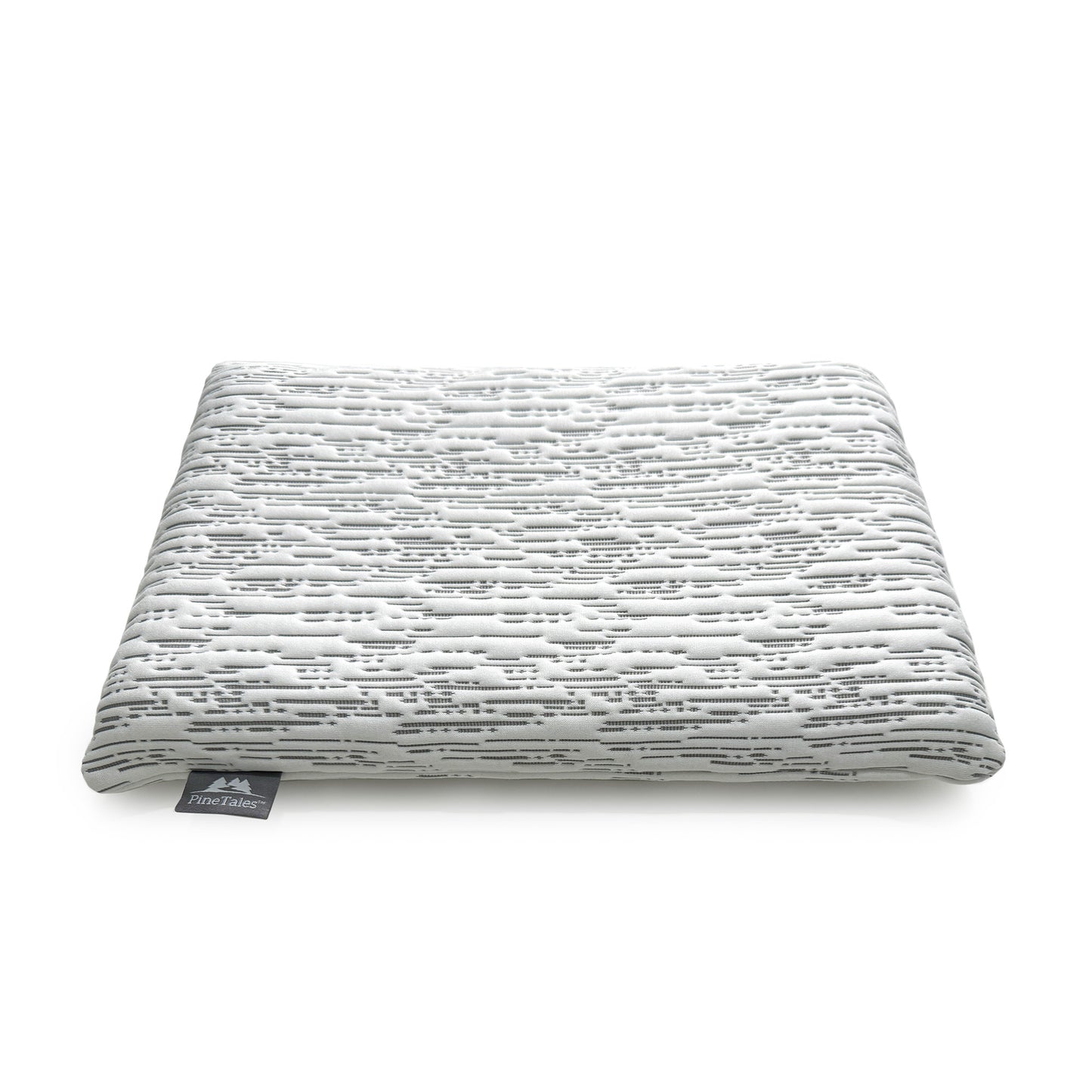 Ultra Thin Latex Pillow Stomach Sleeper Edition with Horizon Design Bamboo Cover