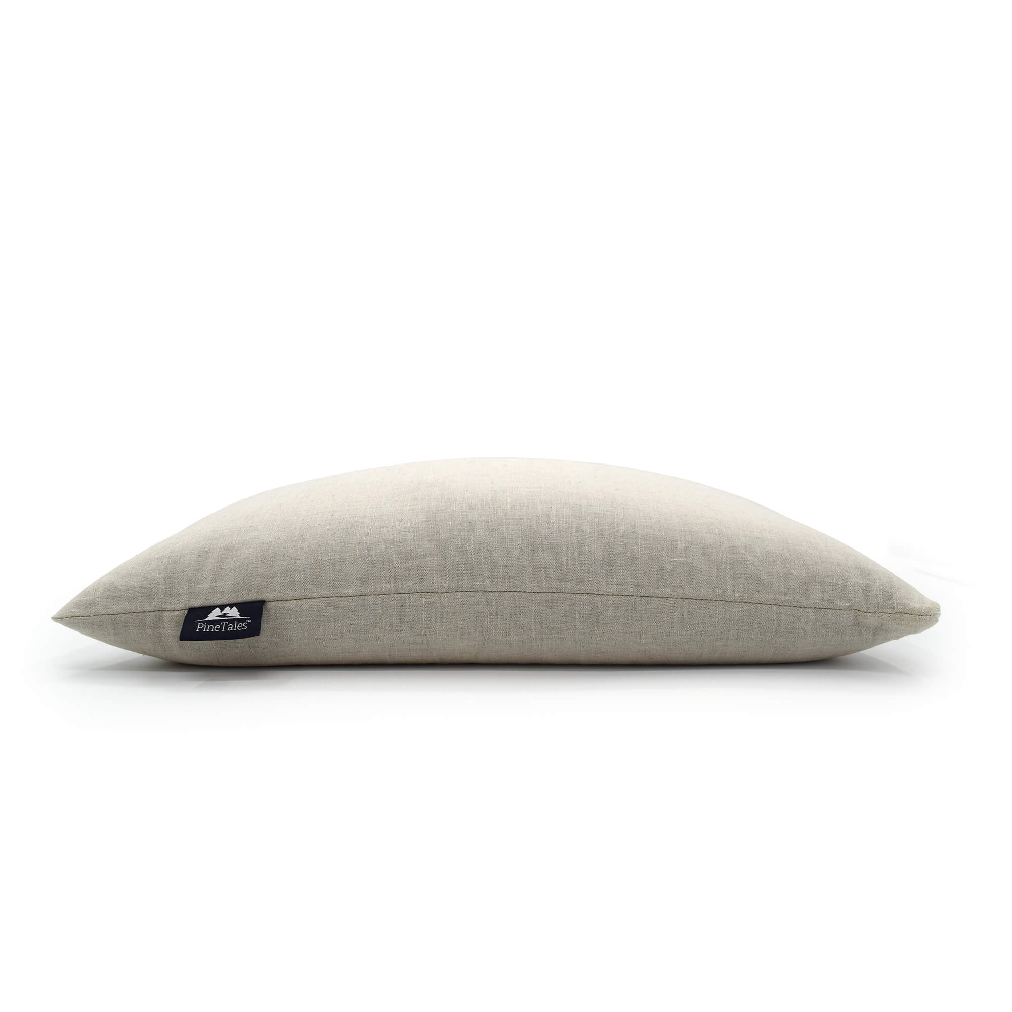 Buckwheat Hull Pillow Deluxe - PineTales - Side Profile View