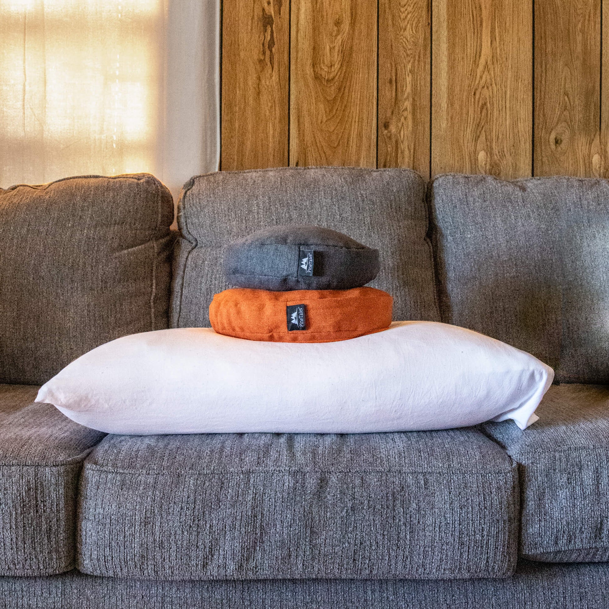 Knee Pillow for Side Sleepers - PineTales - Orange