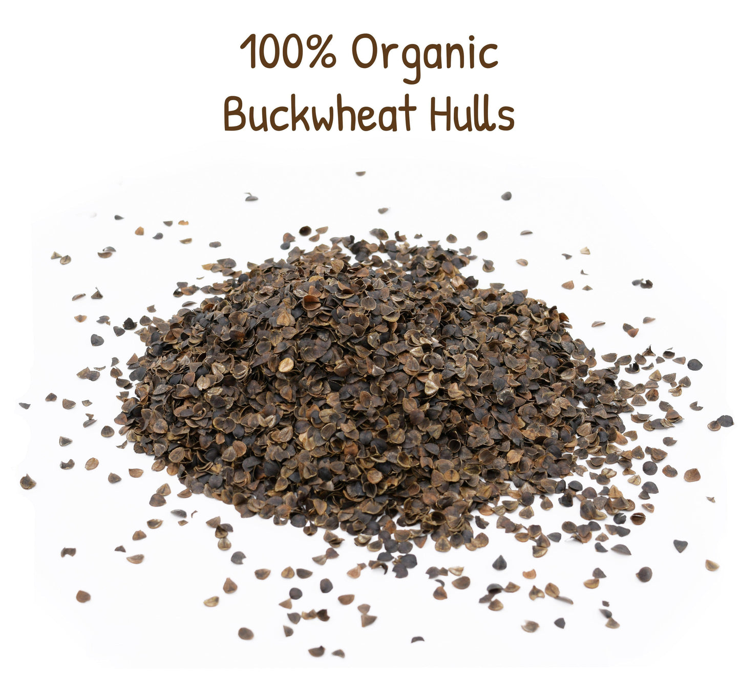 Organic Buckwheat Hulls Refill | Stuffing for Pillows - PineTales® - 5lbs