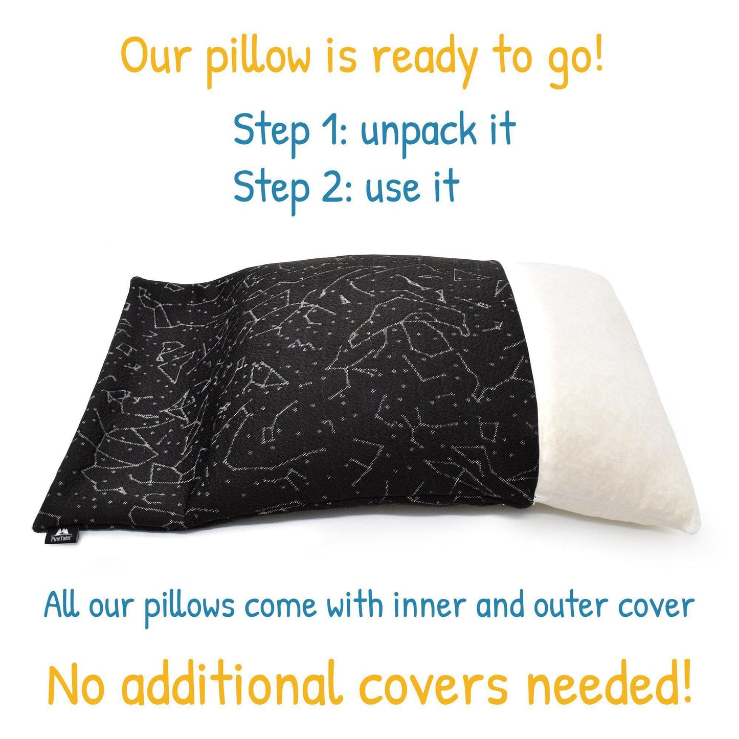 Latex Foam Pillow - Shredded Latex - PineTales®